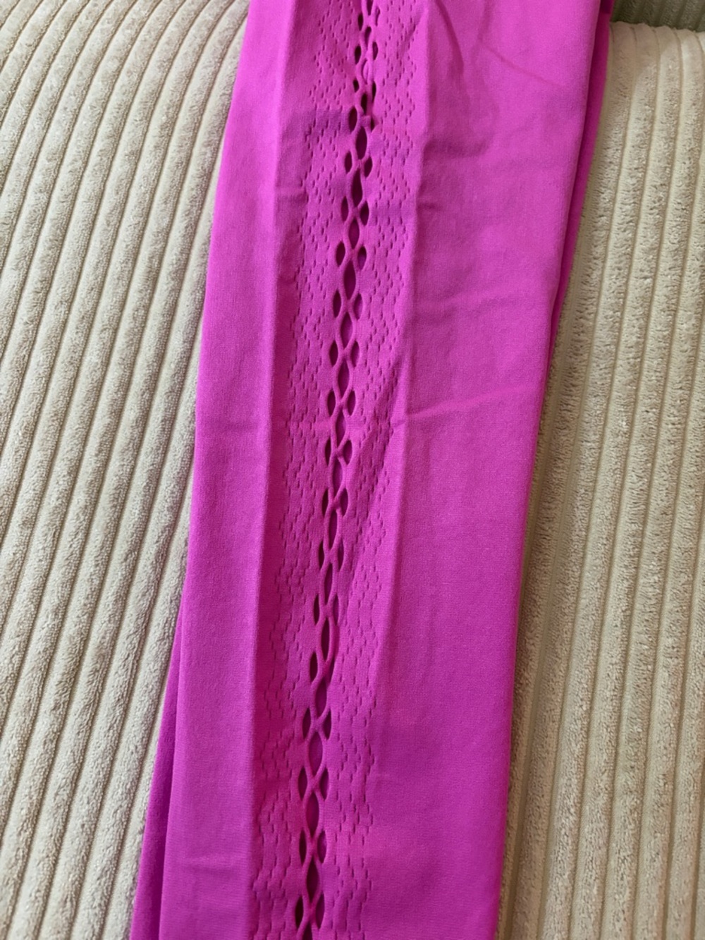 Fabletics SculptKnit Hot Pink Activewear Piece - Picture 6 of 7